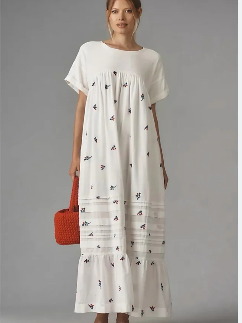 Pilcro Short-Sleeve T-Shirt Midi Dress size XL - Picture 1 of 9